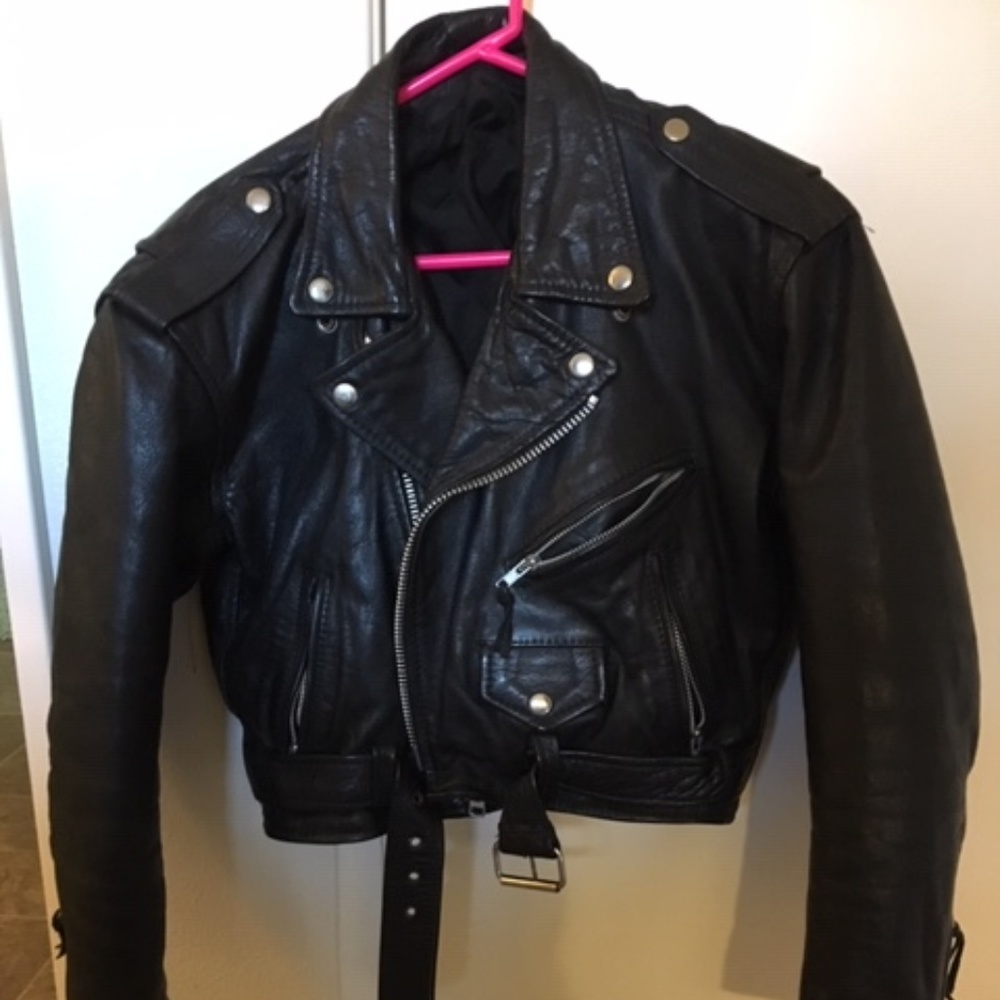 Vintage Wilson's Leather Motorcycle Jacket - Sexy!